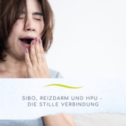 müde gähnende Frau