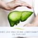 Zwei Hände halten schützend die Leber